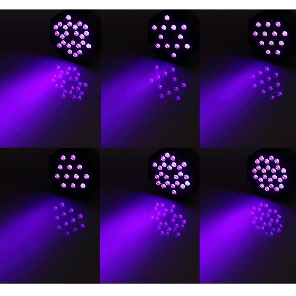 U`King Hot Sales 36LED UV Par Light by Remote Black Lights