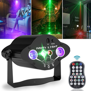 RGB 3 IN 1 And UV Portable Mini Laser LED Sterren DMX Effect Projection Light