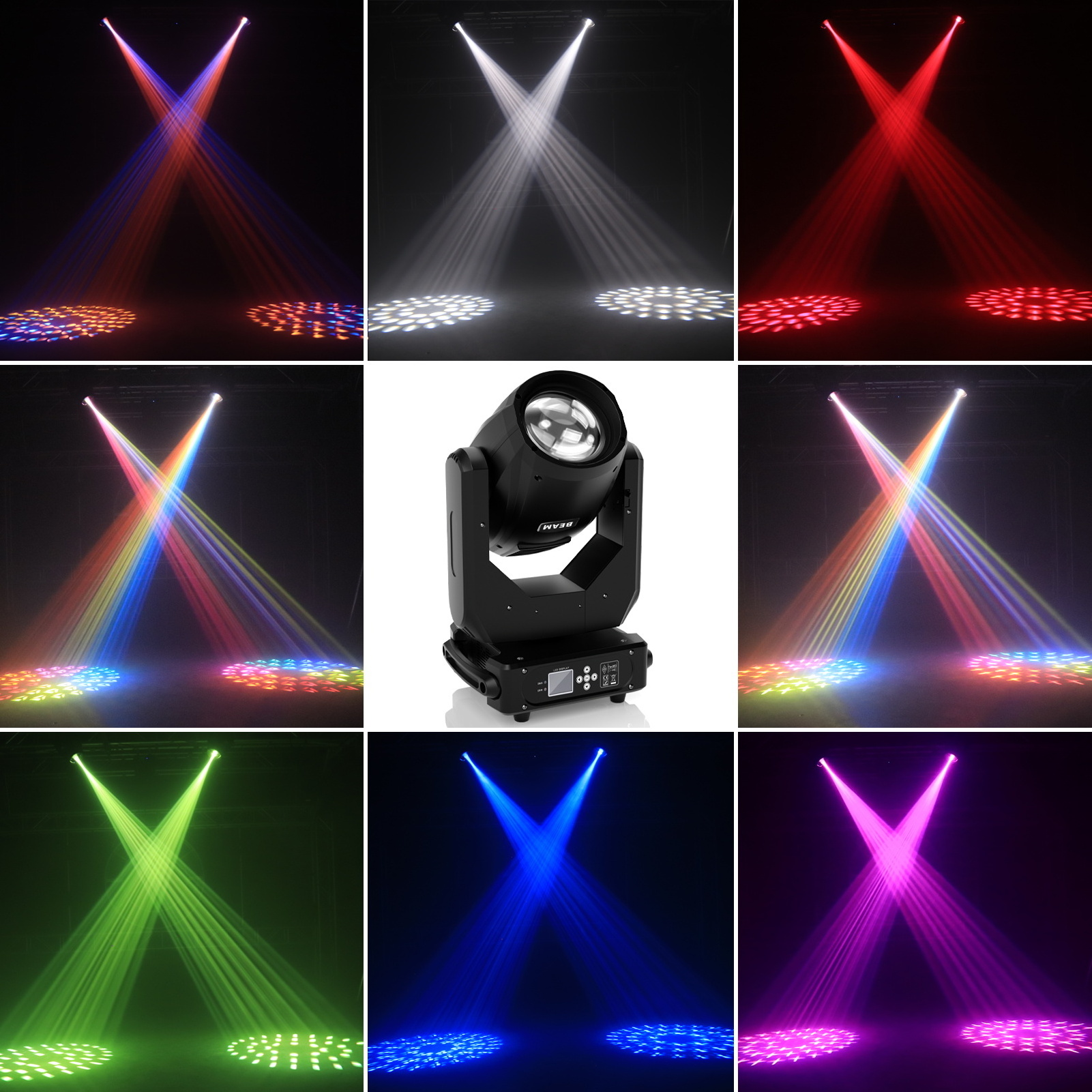 High Brightness Rainbow Lighting Effect 10R Moving Head Light beam spot 280W Stage Lights