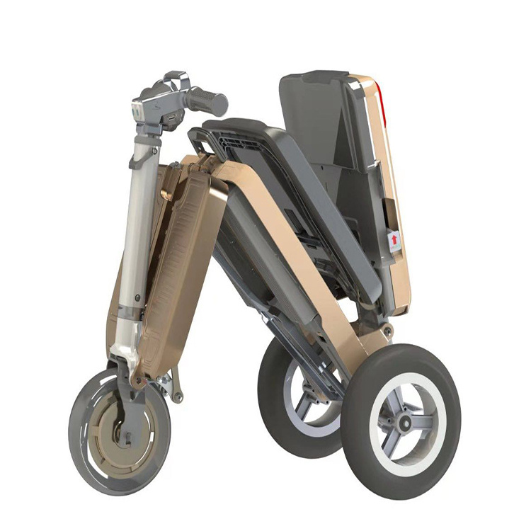 Adult Three Wheel Big Powerful Max Load Weight 120kg Electric Scooter With Detachable Battery