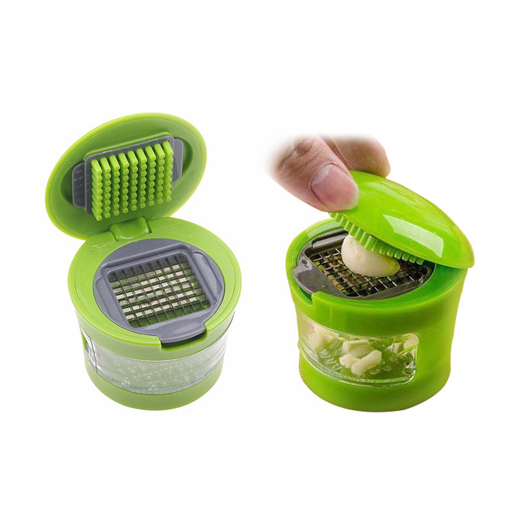 Useful Common Smart Kitchen Tool Chopper Garlic Crusher Slicer Cube Garlic Press