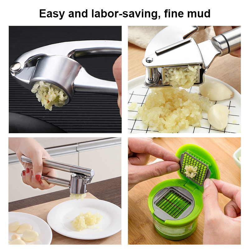 Useful Common Smart Kitchen Tool Chopper Garlic Crusher Slicer Cube Garlic Press