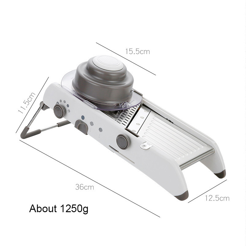 Adjustable Stainless Steel Chips Machine Food  Fruit  Chopper Manual Onion Potato Mandoline Slicer Vegetable Cutter