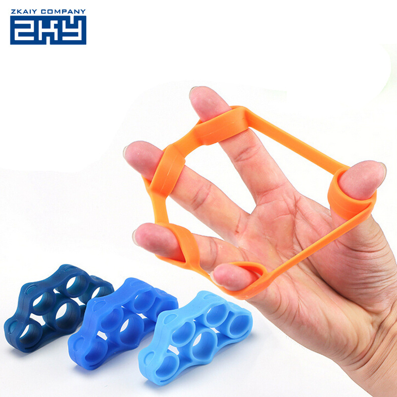 Physical Therapy Crossfit Rubber Finger Held Trainer Stretcher Leather Strengthener Exercise Equipment Machine Hand Grips