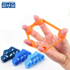 Physical Therapy Crossfit Rubber Finger Held Trainer Stretcher Leather Strengthener Exercise Equipment Machine Hand Grips