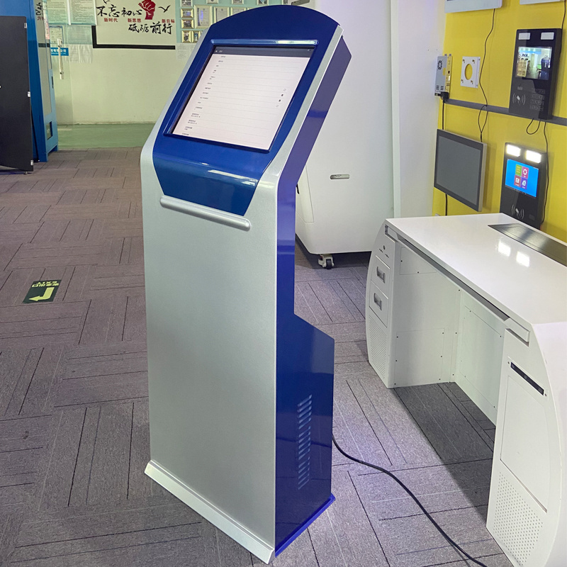 19 Inch Free Standing Self Service Touch Screen Payment Kiosk For Bank