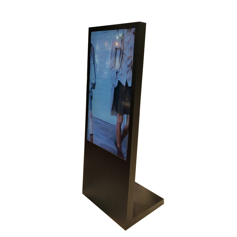 43 Inch 4K floor standing player advertising interactive digital signage touch screen kiosk display for advertisement