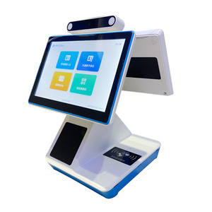 11.6 Inch Dual Touch Screen Kiosk Portable Capacitive Digital All In One Display Payment Terminal Cash Register for Supermarket