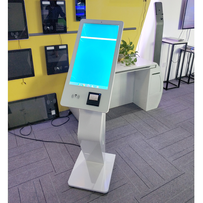 Self Payment 21.5 Inch Touch Screen Kiosk Fast Food Ordering Self Service Kiosk Information Digital Kiosk Vending Machine