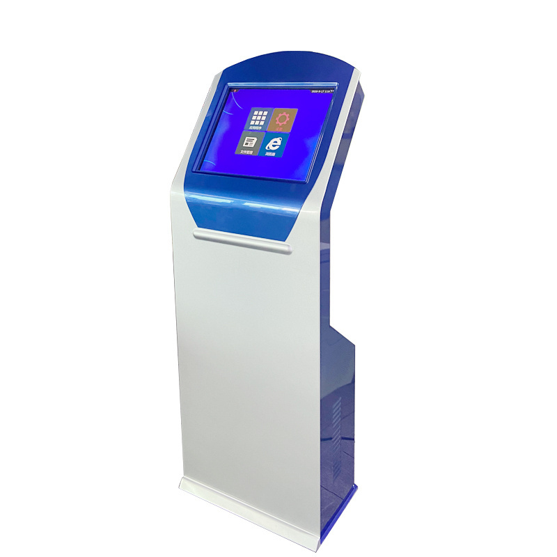 19 Inch Free Standing Self Service Touch Screen Payment Kiosk For Bank