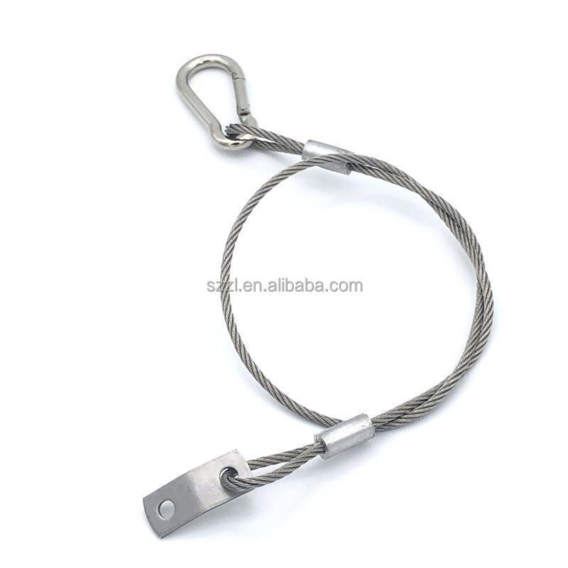 Oem Best Quality Wire Cable Lifting Sling With Hooks End Parts For Safety wire rope sling