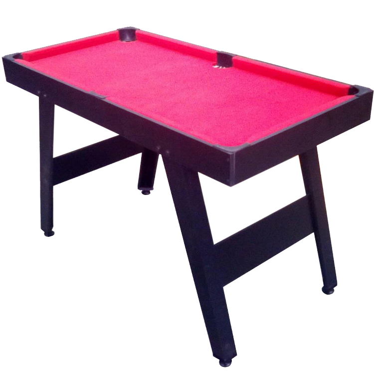 OEM MDF indoor 5ft folding pool table for 2 player