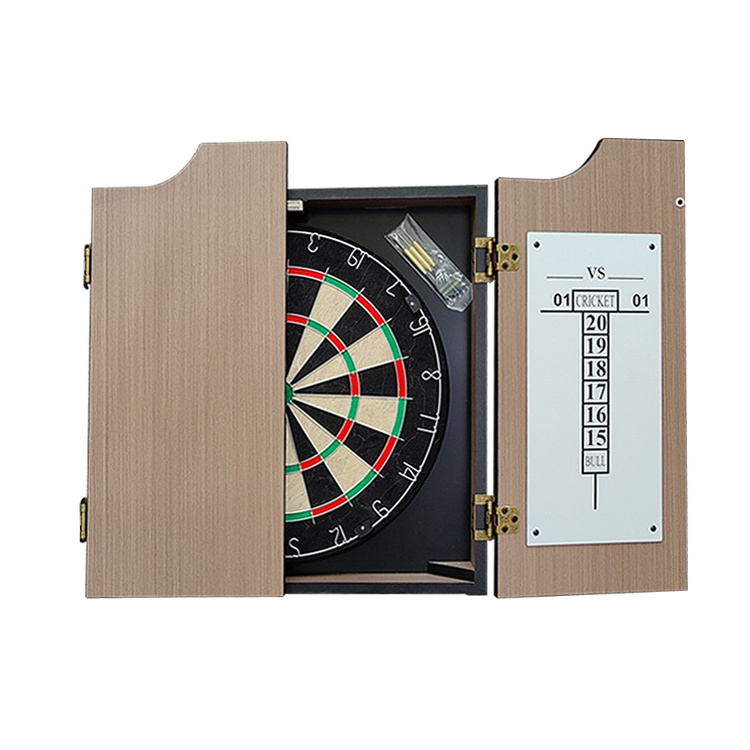 Modern Style Indoor/Outdoor Dartboard Set with Cabinet Darts Board Cabinet