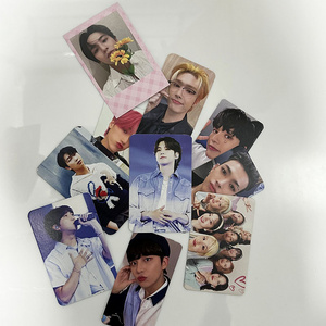 Custom  printed laser Creative Personalized idol design Concert Event kpop photocard for Support card