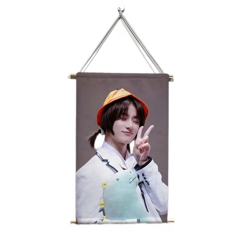 HOT Sale Decorative Cotton Canvas Hanging Scroll Banner for party