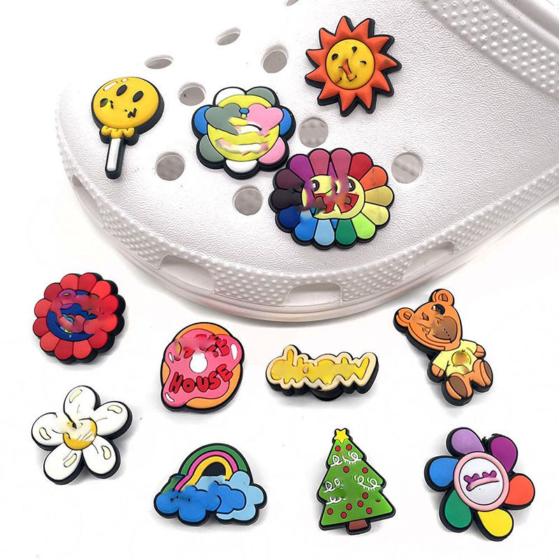 Wholesale PVC Shoe Flower Shoe Charms-Promotional Novelty Gifts