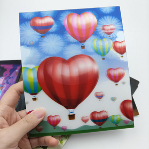 lenticular picture with decoration image home frame photo with 3d lenticular card