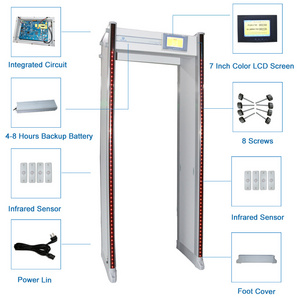 zoan best discounted walk through metal security gates with international advanced metal detection technology