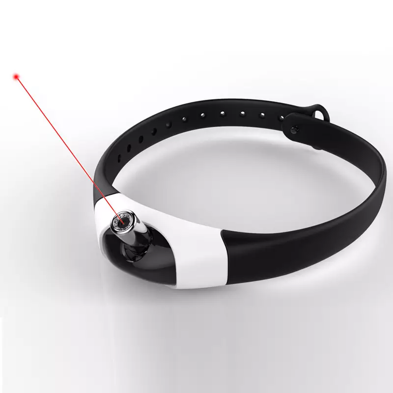 Automatic Rotating Cath Training Pet Toy Interactive USB Charge Cat Laser Collar Toy Pointer