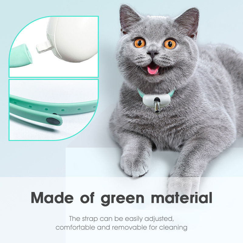 New Custom 2023 Fun Pet Collar Toy Interactive Robotic Cat Pet Laser Collar Toy Cat Teaser