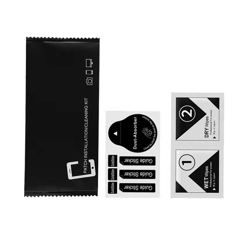 Environment-friendly Installation Kits Cleaning kit Install Mobile Phone Tablet Watch Tempered Glass Screen Protector