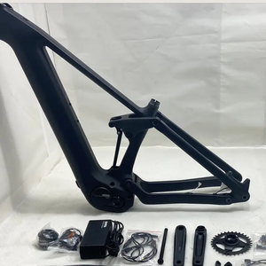 Carbon T800 29er Full Suspension Ebike Frame Bafang M820 Bafang Carbon Frame