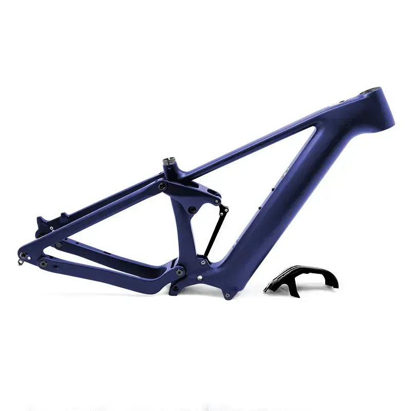 Carbon T800 29er Full Suspension Ebike Frame Bafang M820 Bafang Carbon Frame