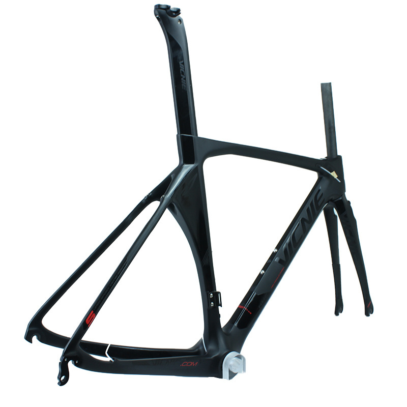 new product 2023 custom carbon fibre bike Bike Frame Carbon T700 Road U-brake single speed carbon frame gravel