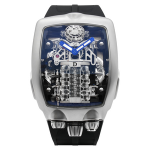 Custom special design luxury mens automatic watch skeleton automatic mechanical watch with high grade silicone band