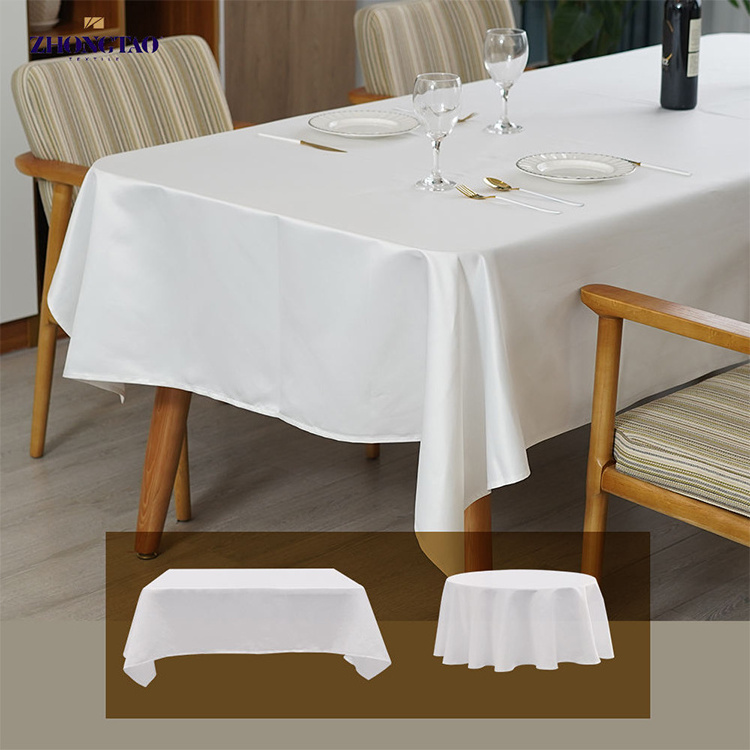 Manteles Para Boda Antimanchas Mesa Nappes De Table Rectangulaire Satin White Table Cloths Tablecloths Rectangle Table Covers