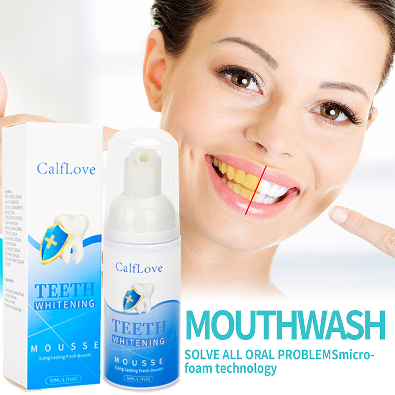 New Version Teeth Whitening Mousse Toothpaste Dental Oral Hygiene Remove Stains Plaque Teeth Cleaning Tooth White Tool