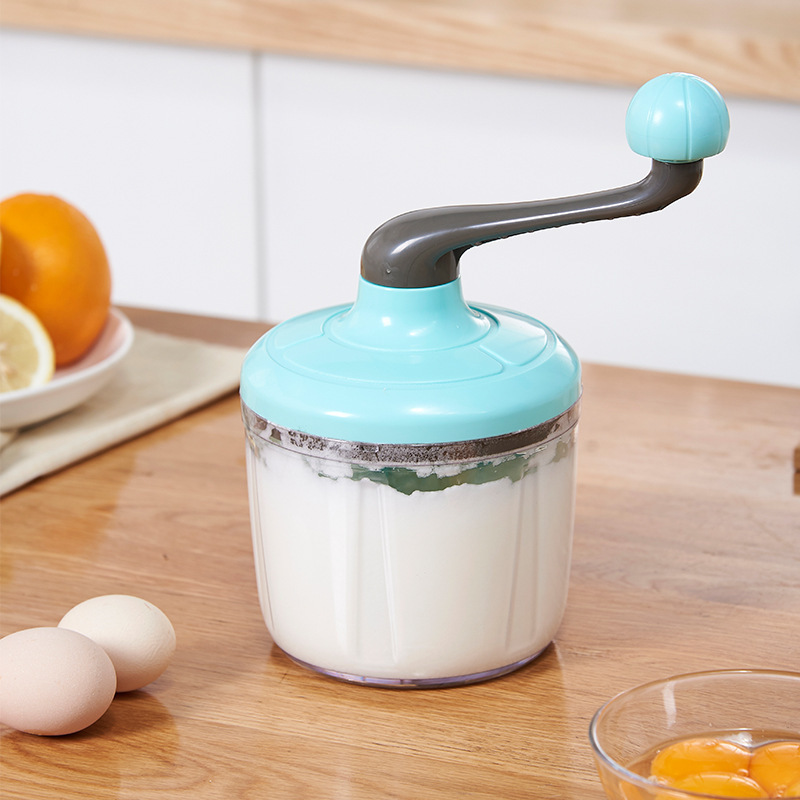 Household Kitchen Manual Eggbeater Cake Shop Cream Stirrer Beater Hand Shake Baked Foamed Eggs Cake mixer