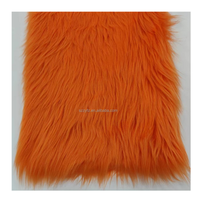 High Quality Soft Acrylic/Polyester Artificial Fox Fur Fabric Customized Long Pile Faux Fur for Toys