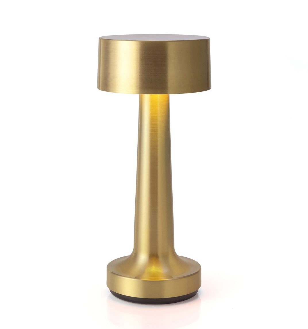 3-level touch dimming table lamp Long battery life wireless recchargable with USB bar restaurants embellished  table lamp