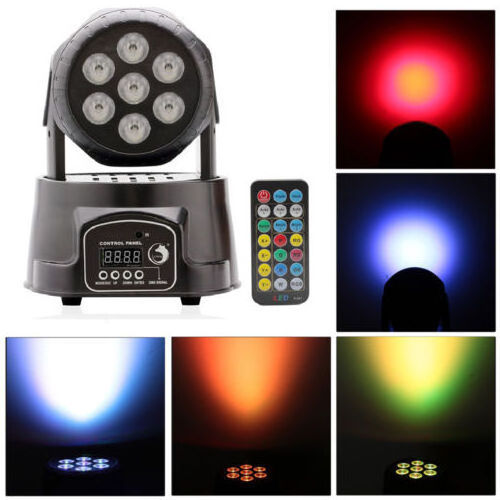 hot sell moving head lights 7X15W rgbw 4in1 led moving par light for stage events