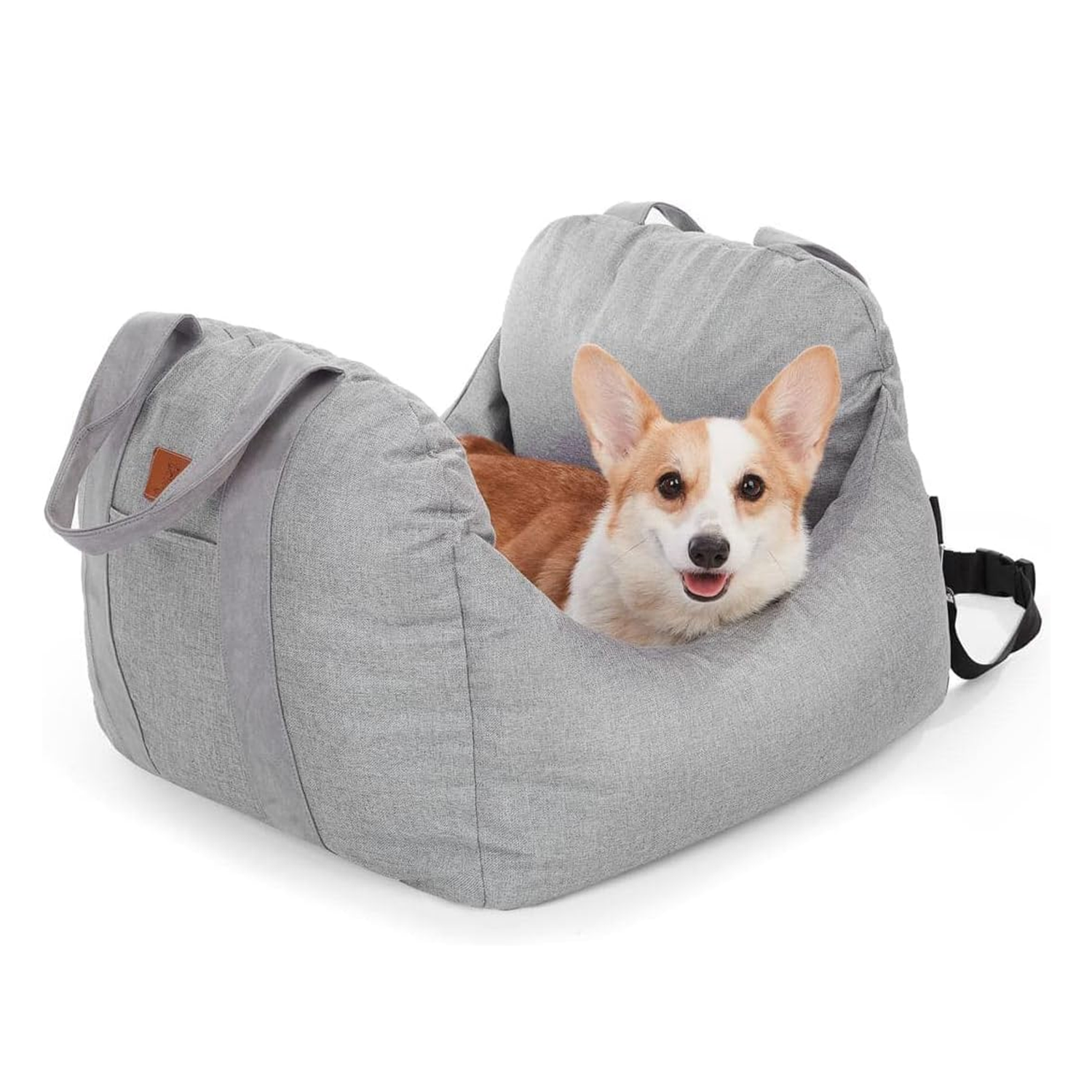 Small Dog Car Seat Waterproof Dog carrier bag Booster Seat For Car With Storage Pockets Clip-On Safety Leash Travel Carrier Bed