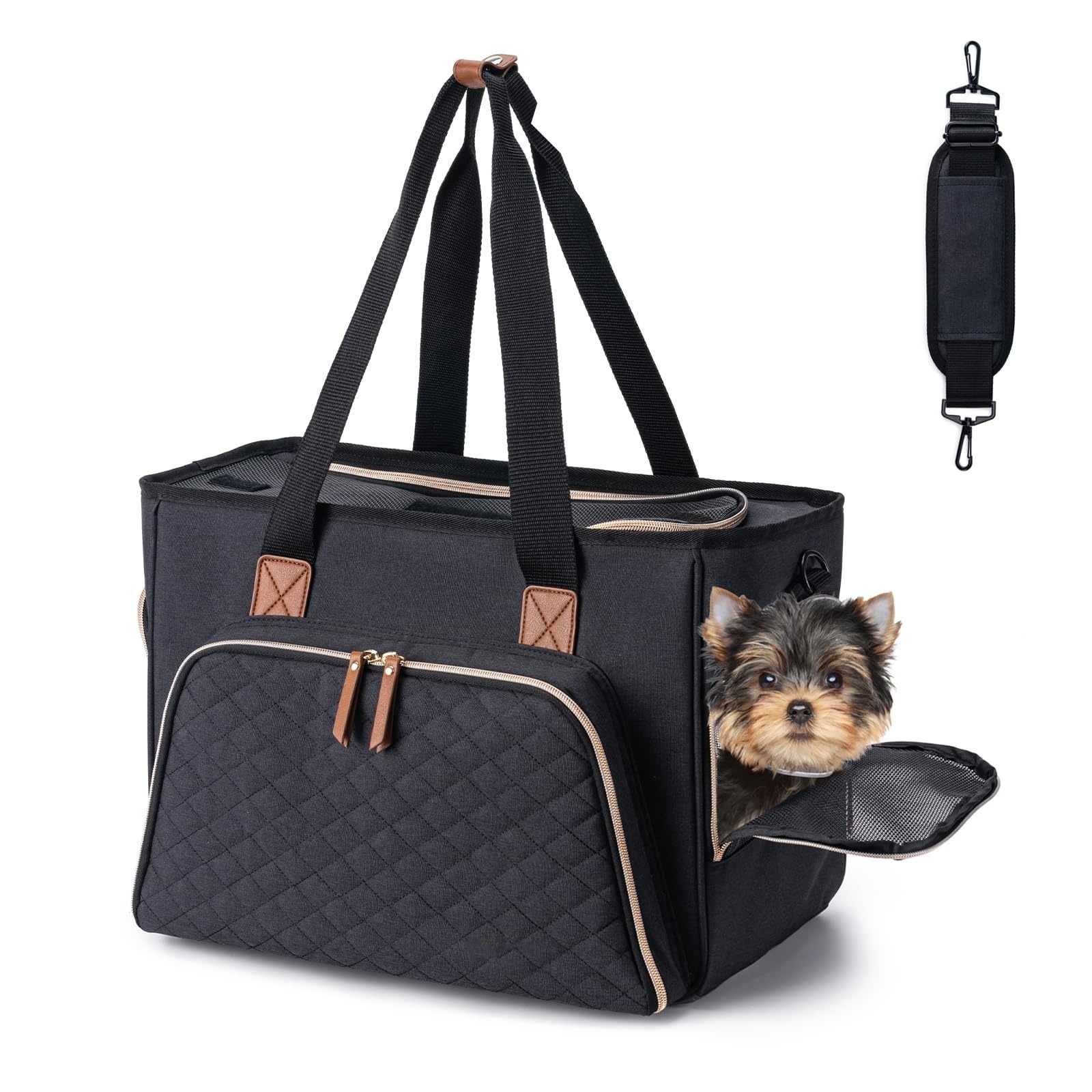 Pet Carrier Handbag Small Dog Purse Carrier Cat Carrier Purse for Girls Womens  Shopping Traveling Walking