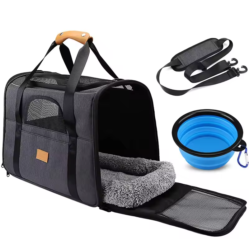 Pet Travel Carrier bag Backpack Bike Basket Rear Bicycle Cargo Rack Mount Metal Storage Basket Portable Dog bag backpack