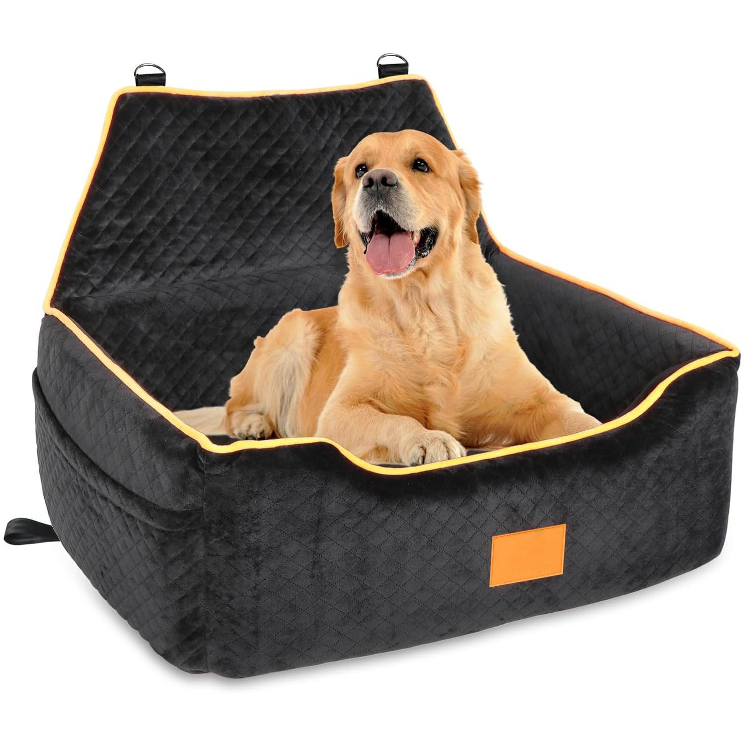 Dog Carrier For Small Pet Booster Seat Metal Frame Construction Dog Car Seat carrier bag  Robust And Waterproof Pet Car Seat