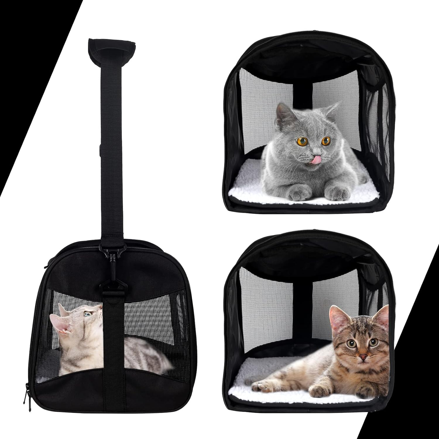 Pet Travel Carrier bag Backpack Multi-size Airline Approved Heavy Duty Pet Cat Dog Outdoor Travel Kennel Carrier bag backpack