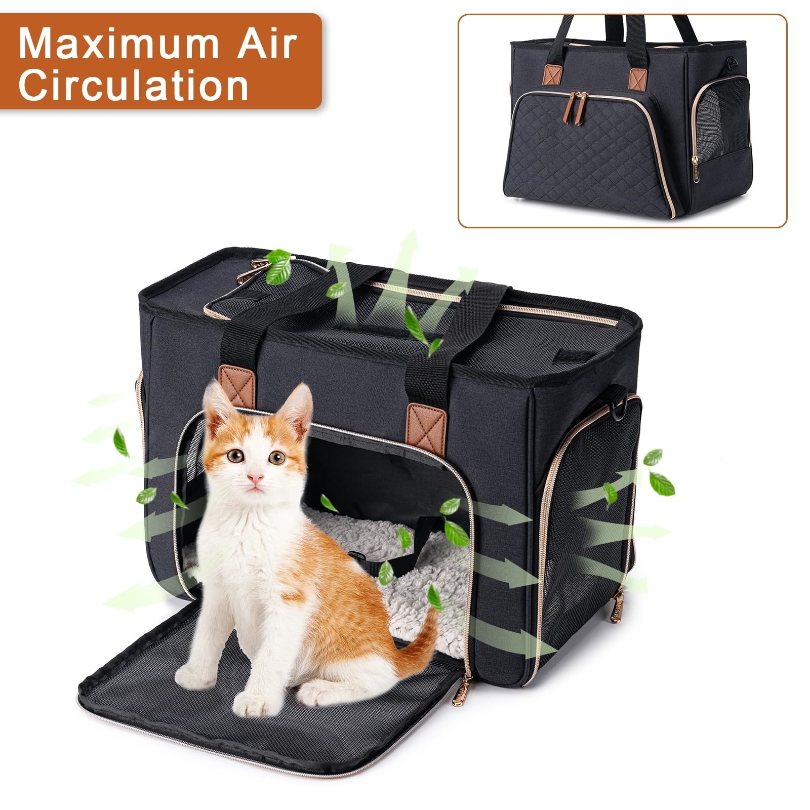 Pet Carrier Handbag Small Dog Purse Carrier Cat Carrier Purse for Girls Womens  Shopping Traveling Walking