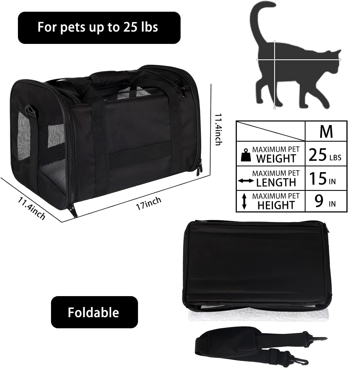 Pet Travel Carrier bag Backpack Detachable Washable Soft Suede Big Dog Safety Car Seat Pet Backseat Travel Carrier bag Backpack