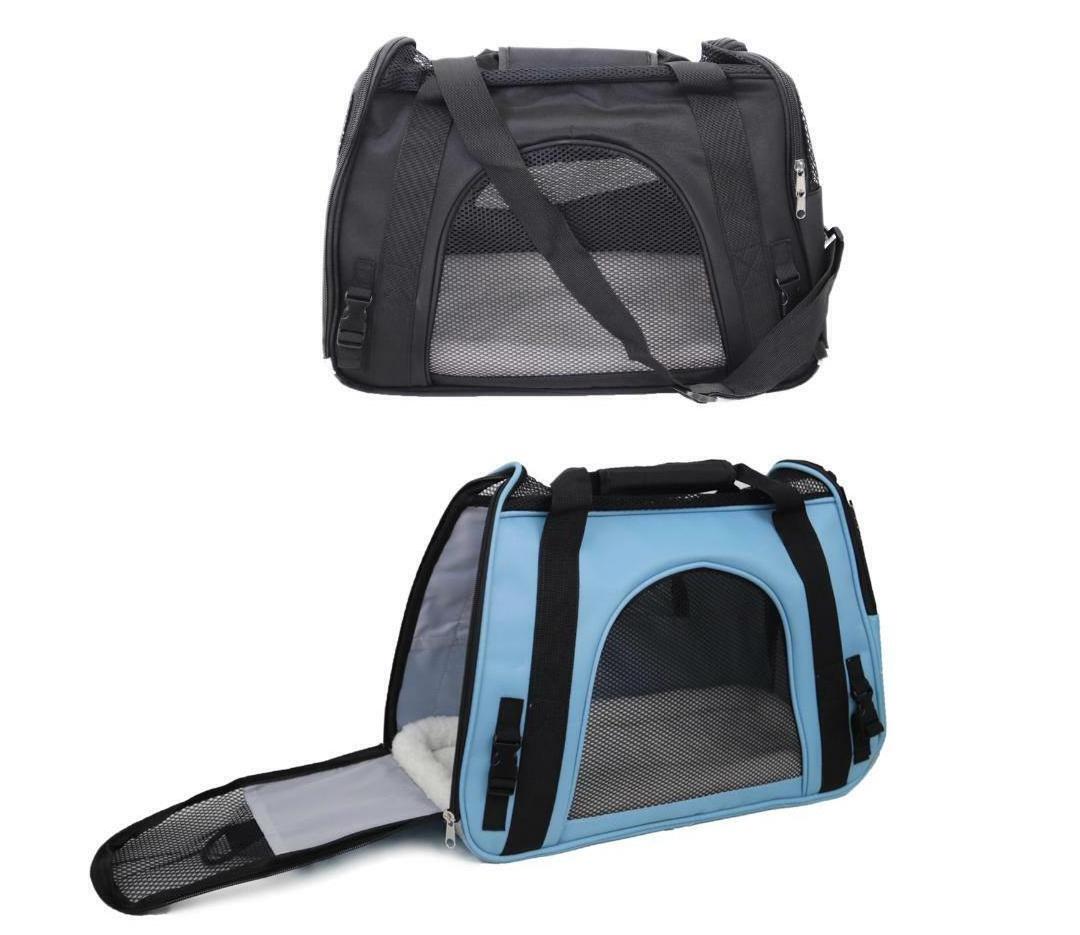 Pet Carrier Dog Cat Travel Cage Foldable Hand Shoulder Bag Soft Crate Puppy