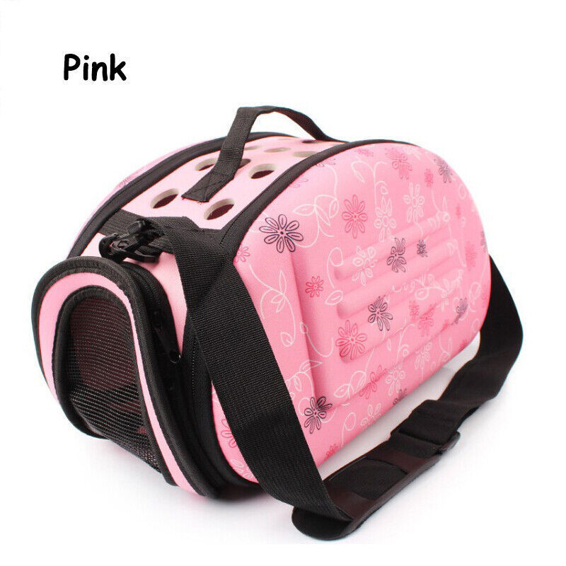 Small Pet Carrier Portable Travel Tote Shoulder Bag for Dogs and Cats Sustainable Nylon and Polyester Cage Kennel