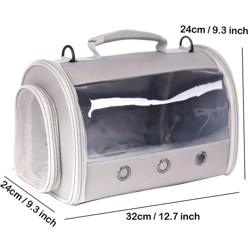 Hamster Pet TPU Transparent Backpack Small Animal Carrier for Cats Dogs Small Animal Carrying Cage