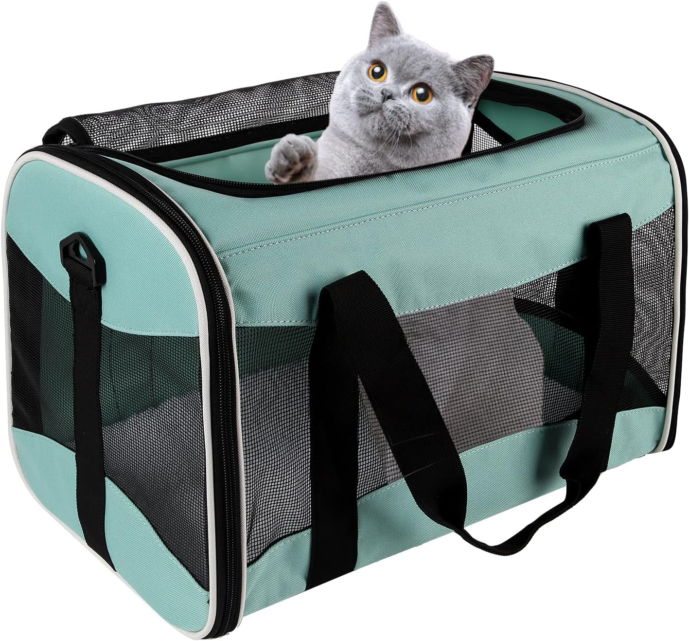 Pet Travel Carrier bag Backpack Detachable Washable Soft Suede Big Dog Safety Car Seat Pet Backseat Travel Carrier bag Backpack