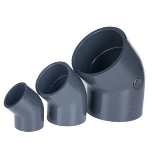 Standard Gray Connectors Elbow Swivel Pipe Fittings Pvc Fire 45 Degree Elbow Fitting Pipe