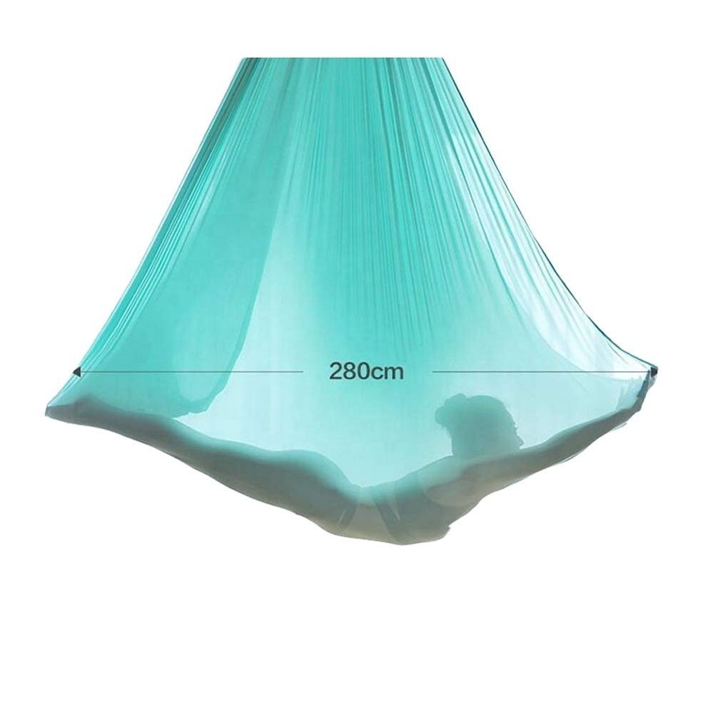 T-King 5m or Custom Length Flying Antigravity Inversion Silk Aerial Yoga Hammock /Swing /Trapeze /Sling aerial yoga silk fabric