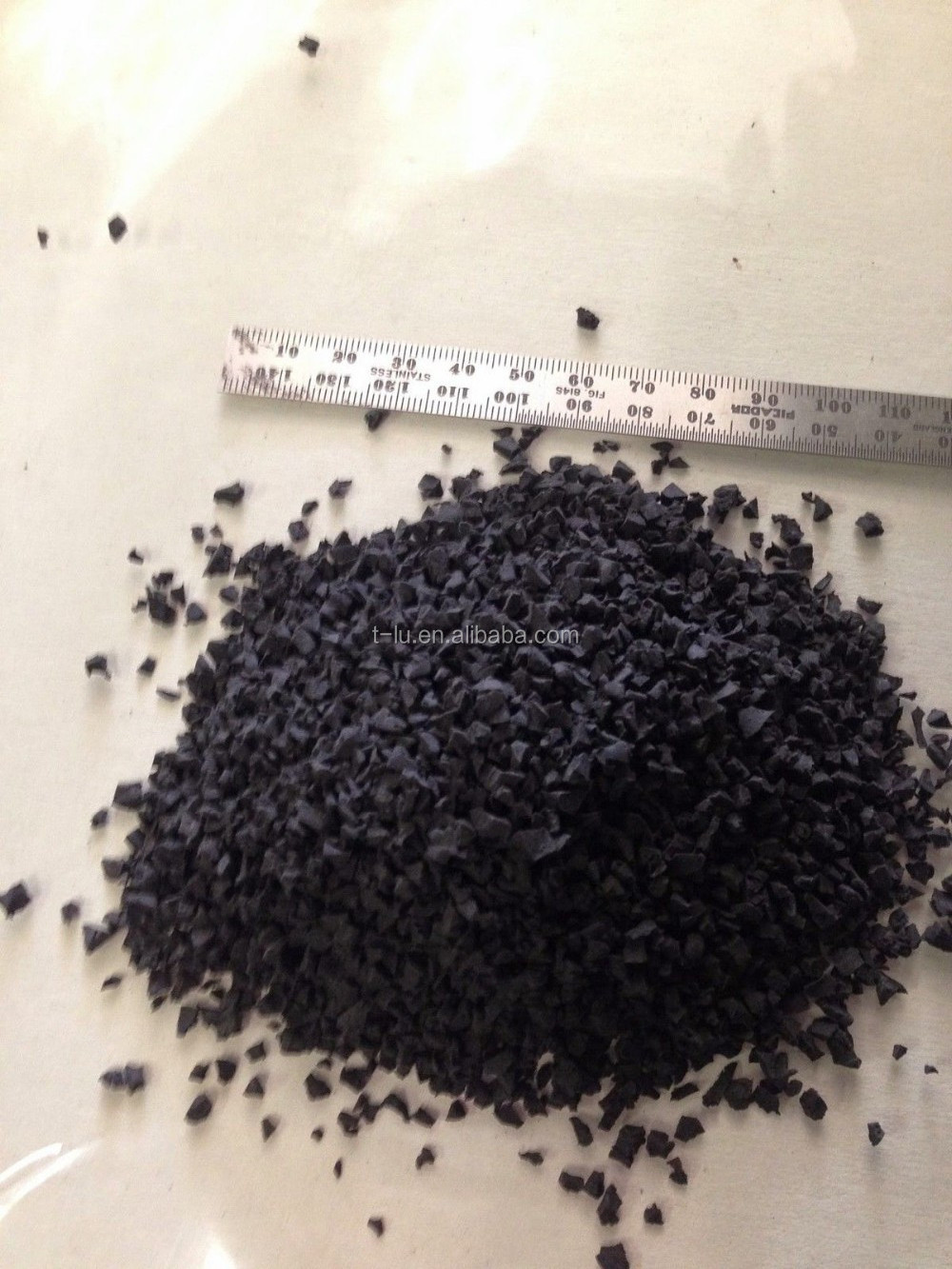 Tianlu Black SBR Rubber Crumb and EPDM Granule Artificial Grass for Football Soccer Playground Field EPDM