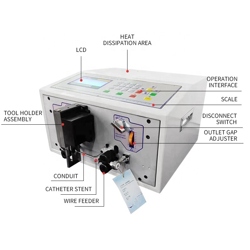 4 Wheeled Cable Stripper Wire Cutting And Stripping Machine Wire Stripper Cable Cutting and Stripping Machine